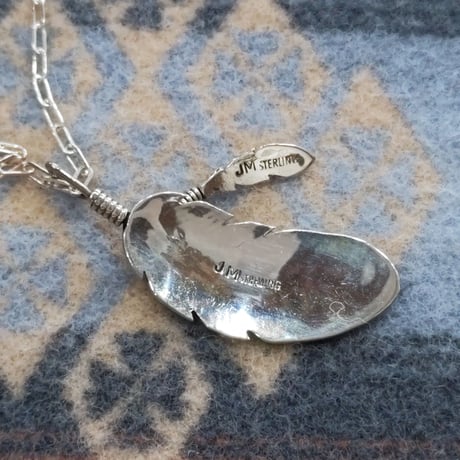 NAVAJO 『DOUBLE FEATHER NECKLACE（J.Mace）』