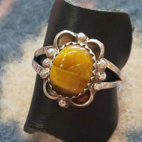 NAVAJO 『TIGER EYE RING 14号』