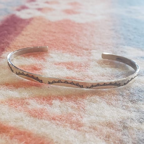 NAVAJO 『925SILVER NARROW BANGLE（FLAT）』