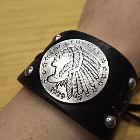 Myka 『LEATHER BRACELET（BLACK）』