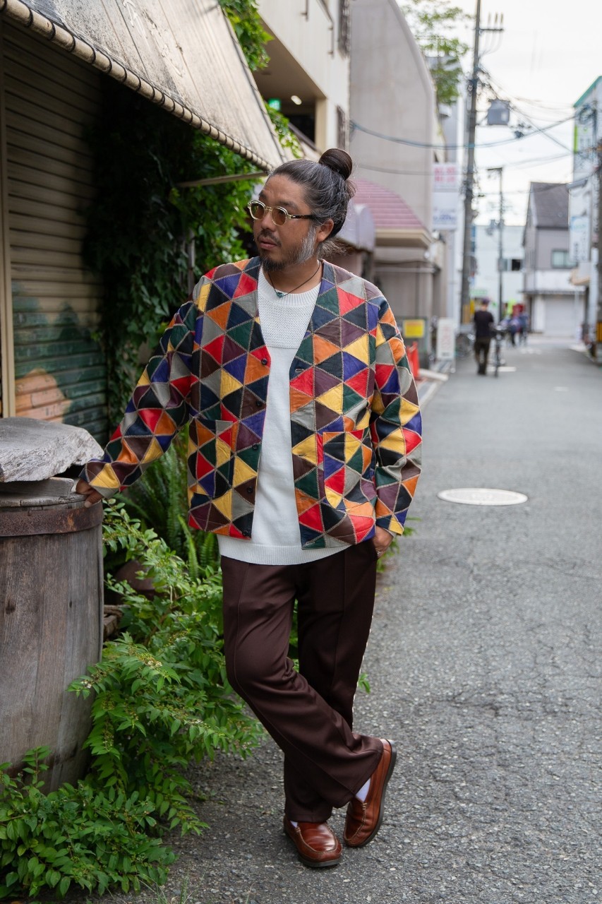 Nasngwam. 『WAILERS LEATHER CARDIGAN(2COLOR) Mサイ Nasngwam. 『WAILERS LEATHER CARDIGAN(2COLOR) Mサイ