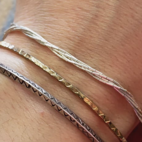 NAVAJO 『LIQUID SILVER BRACELET』