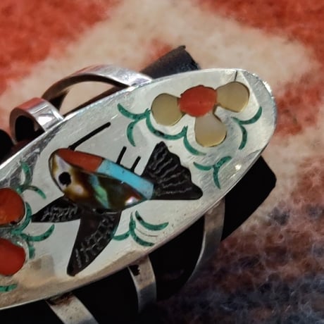 ZUNI 『INLAY RING（HUMMING BIRD） （S&E Guardian）』