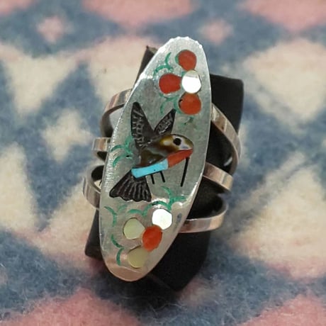 ZUNI 『INLAY RING(HUMMING BIRD) (S&E Guardian)』 ZUNI 『INLAY RING(HUMMING BIRD) (S&E Guardian)』