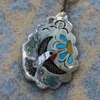 ZUNI 『INLAY NECKLACE（HUMMING BIRD） （S&E Guardian）』