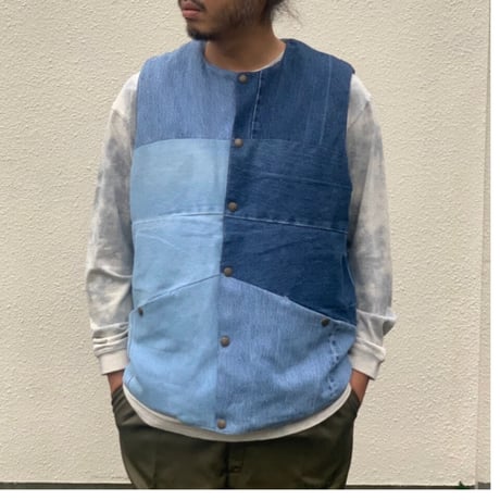 Nasngwam. 『LONESTAR VEST（DENIM）Lサイズ （B）』