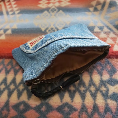 Nasngwam. 『FASTENER POUCH Sサイズ （DENIM）』