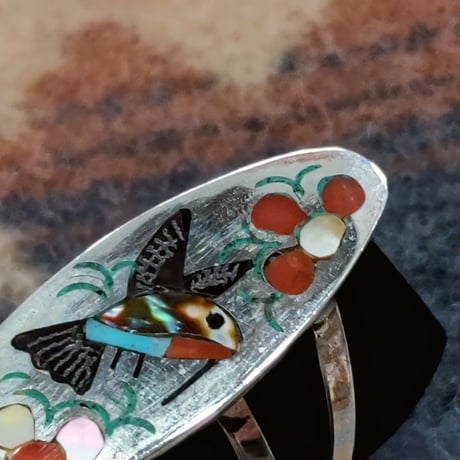 ZUNI 『INLAY RING（HUMMING BIRD） （S&E Guardian）』