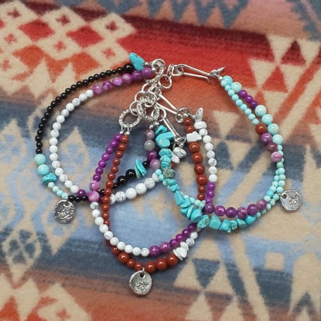 Tsunai Haiya 『COLORFIELD BEADS ANKLET（ビーズアンクレット） B』