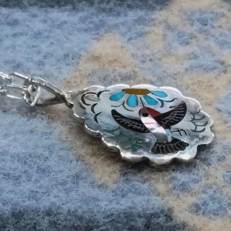 ZUNI 『INLAY NECKLACE（HUMMING BIRD） （S&E Guardian）』