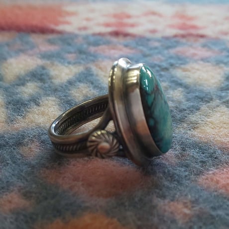 NAVAJO 『TURQUOISE（SKY HORSE） RING （G.Begay）12号』