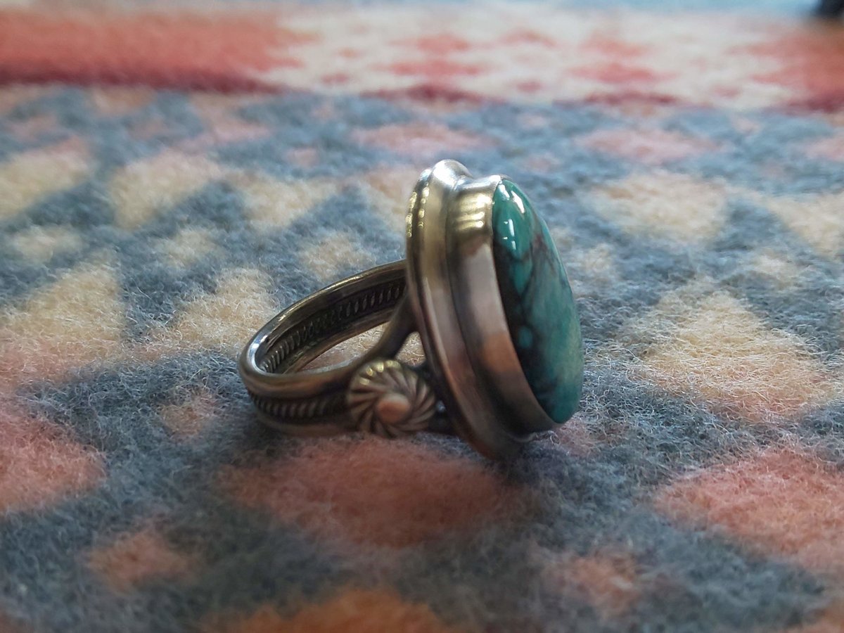 NAVAJO 『TURQUOISE（SKY HORSE） RING （G.Begay）12号』