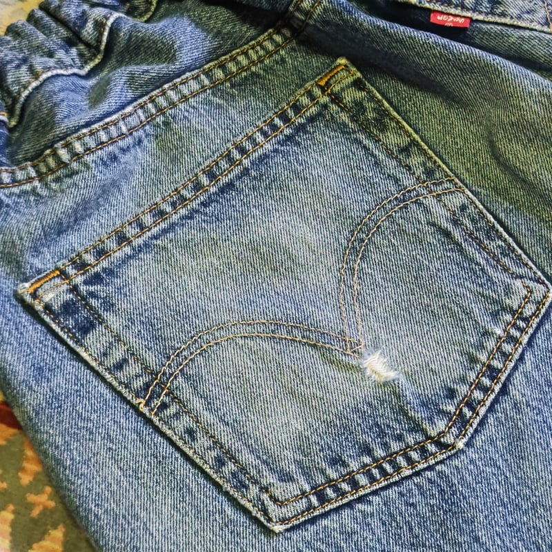 Nasngwam. 『SASHIKO EAZY DENIM PANTS（Mサイズ）』 | S