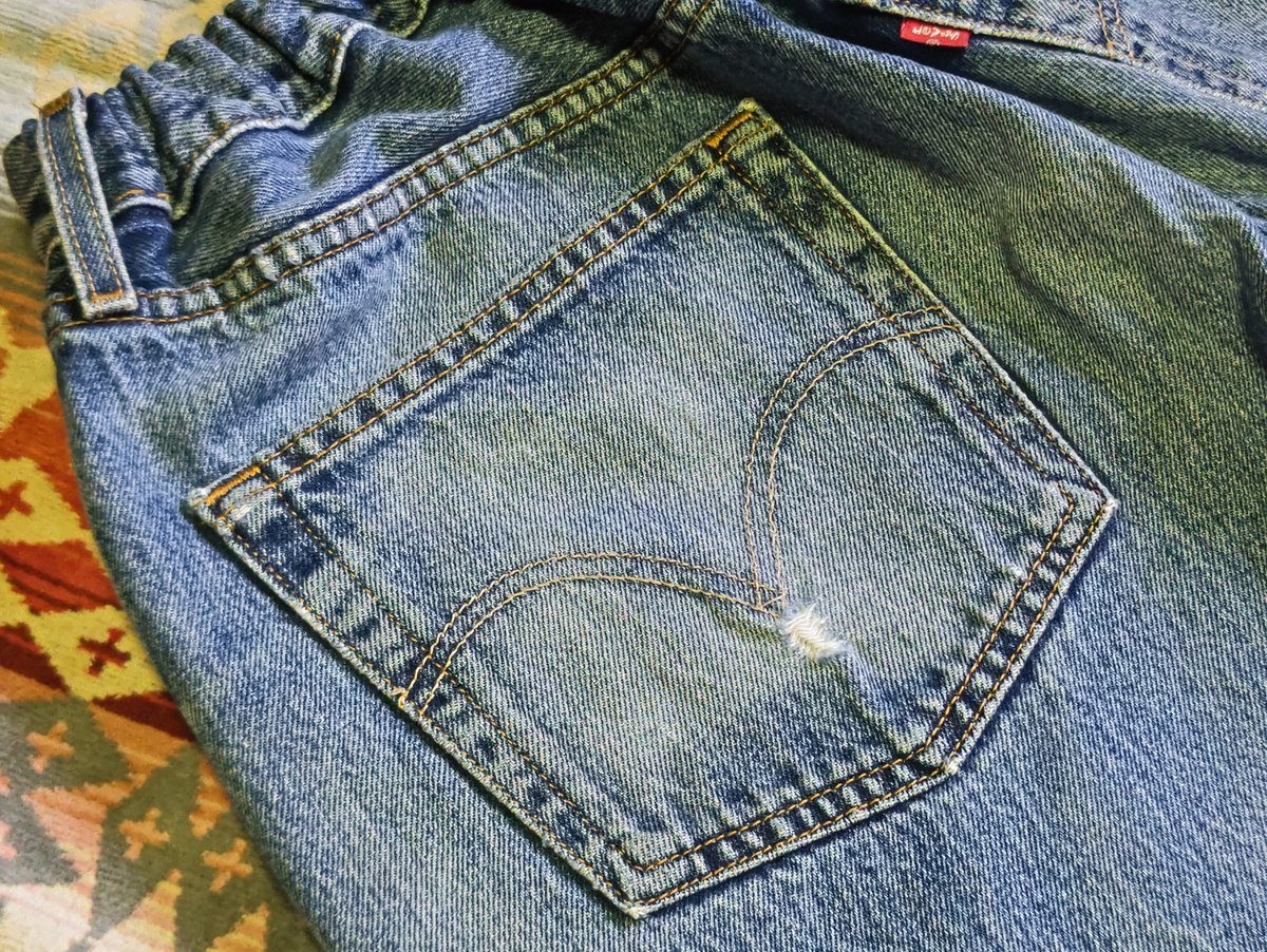 Nasngwam. 『SASHIKO EAZY DENIM PANTS(Mサイズ)』 | S Nasngwam. 『SASHIKO EAZY DENIM PANTS(Mサイズ)』 | S