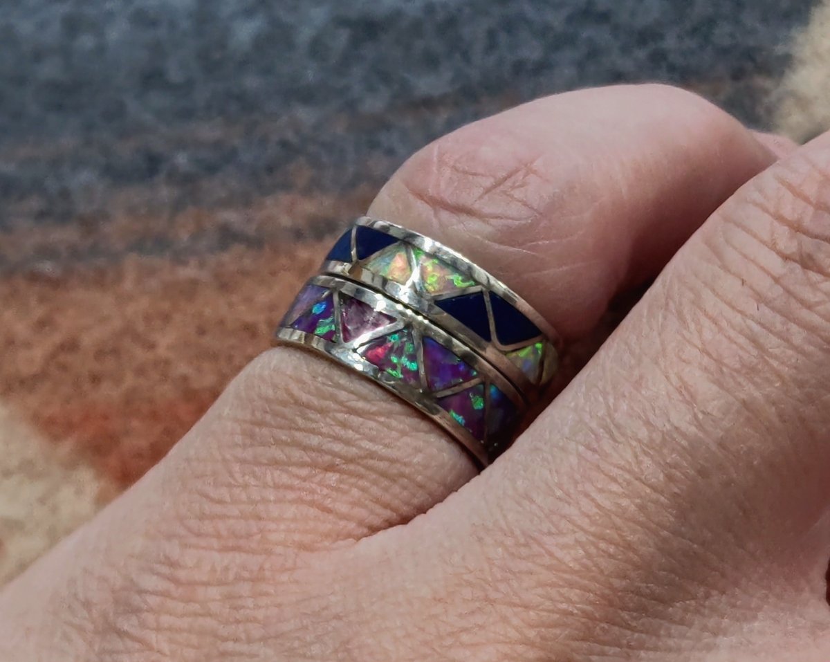 ZUNI 『LAME INLAY RING（NARROW） 9号』 | S K U（スクゥ）