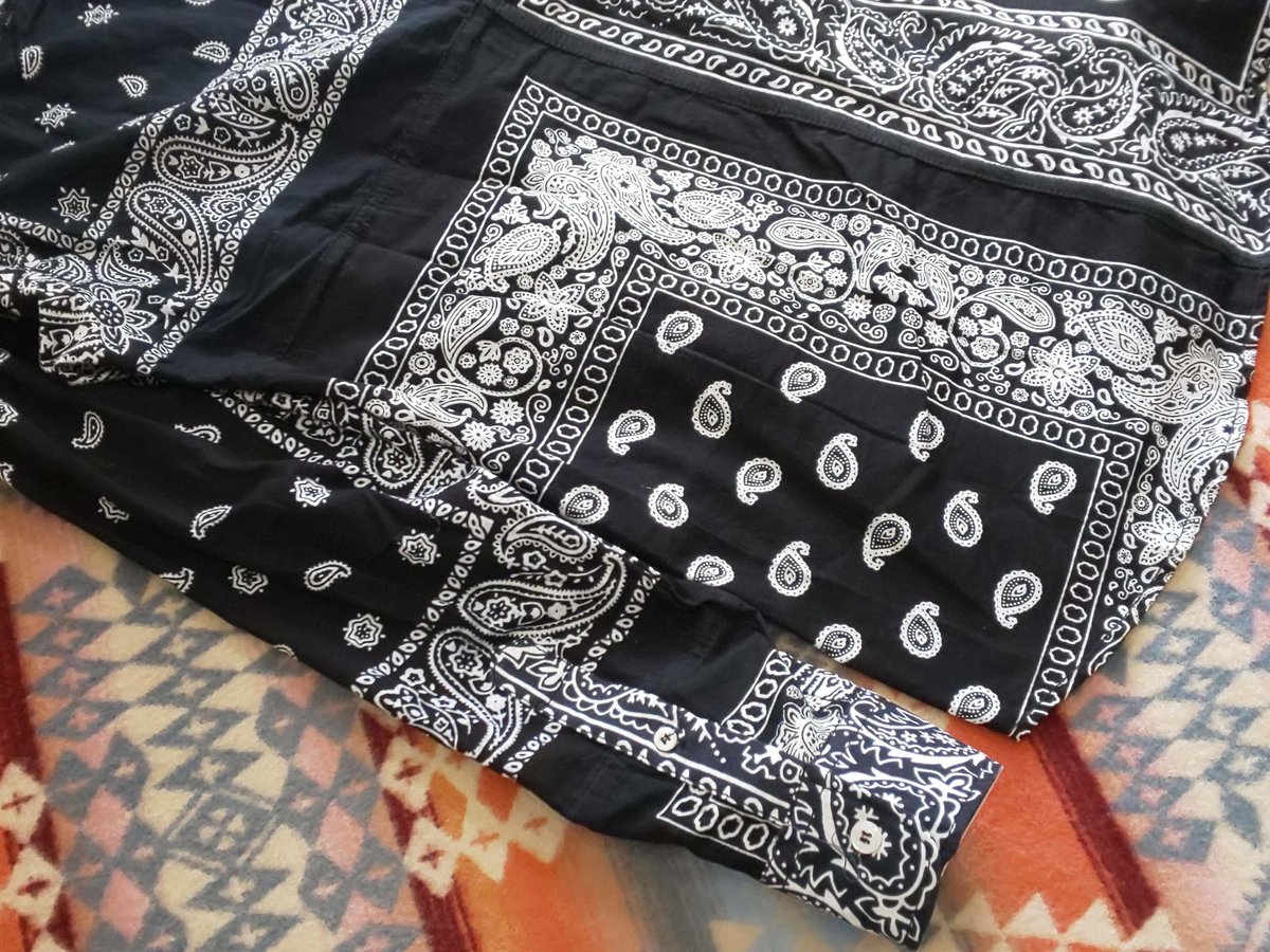 Nasngwam. 『SKELTER SHIRTS BANDANA(BLACK Sサイズ)』