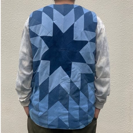 Nasngwam. 『LONESTAR VEST（DENIM）Mサイズ （B）』
