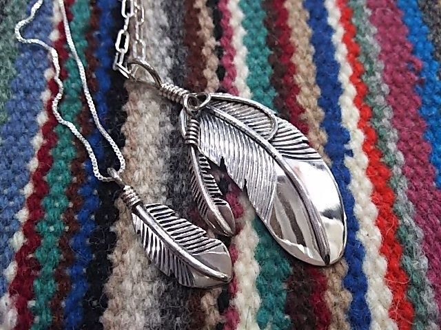 NAVAJO 『DOUBLE FEATHER NECKLACE（J.Mace）』 | S K