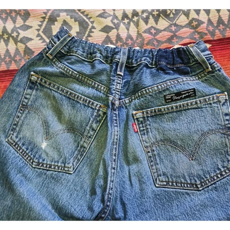 Nasngwam. 『SASHIKO EAZY DENIM PANTS（Mサイズ）』