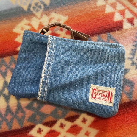 Nasngwam. 『FASTENER POUCH Sサイズ （DENIM）』