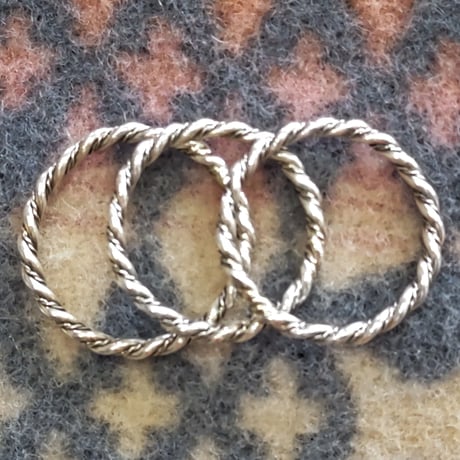 NAVAJO 『925SILVER RING（NARROW TWIST）』