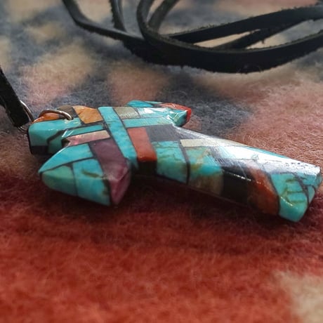 SANTO DOMINGO 『MOSAIC INLAY NECKLACE（J.Reano）』