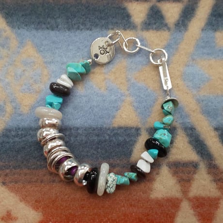 ツナイハイヤ　ターコイズブレスレット TSUNAIHAIYA ツナイハイヤ Colorfield Beads Bracelet 2