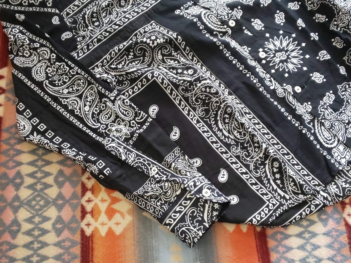 Nasngwam. 『SKELTER SHIRTS BANDANA(BLACK Sサイズ)』