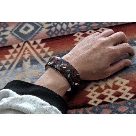 SANTO DOMINGO 『MOSAIC INLAY BANGLE（J.Reano）』