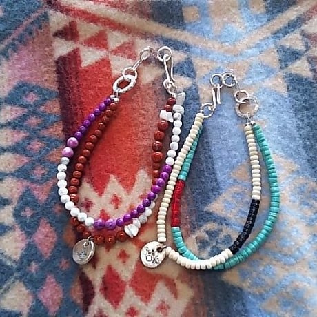 Tsunai Haiya 『COLORFIELD BEADS ANKLET（ビーズアンクレット） B』