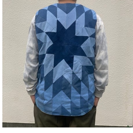 Nasngwam. 『LONESTAR VEST（DENIM）Lサイズ （B）』