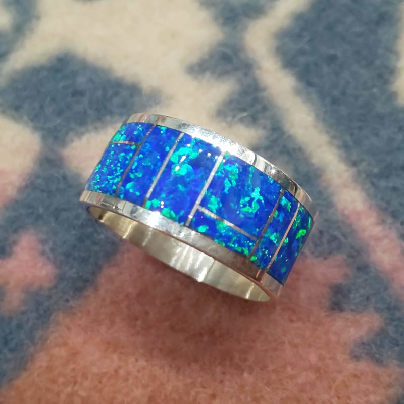 ZUNI 『LAME INLAY RING（WIDE） 21号』 | S K U（スクゥ）