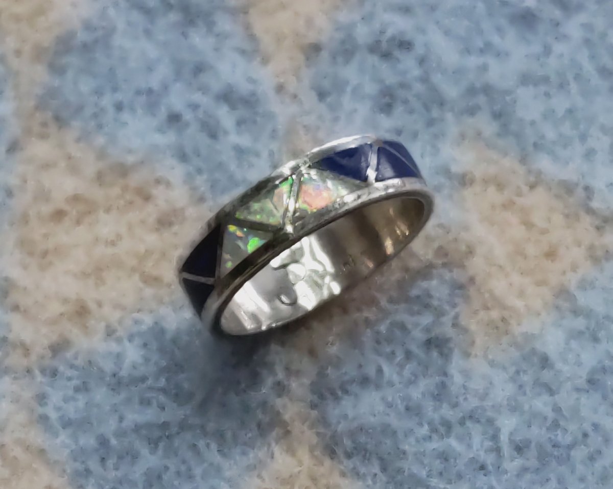 ZUNI 『LAME INLAY RING（NARROW） 9号』 | S K U（スクゥ）