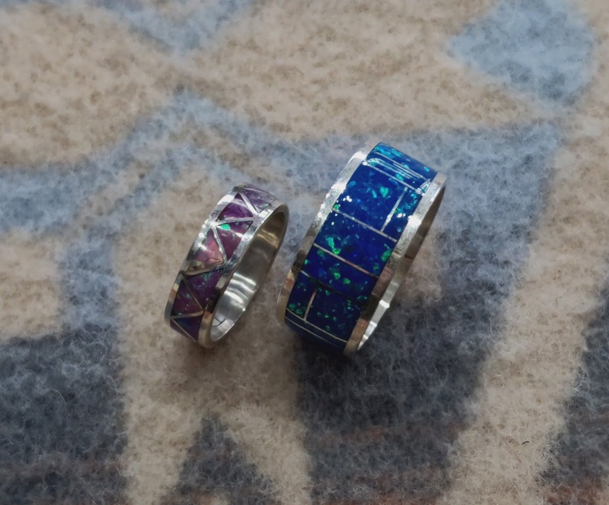 ZUNI 『LAME INLAY RING（NARROW） 9号』 | S K U（スクゥ）