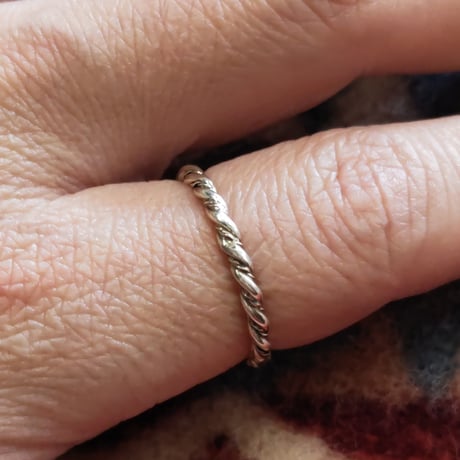 NAVAJO 『925SILVER RING（NARROW TWIST）』