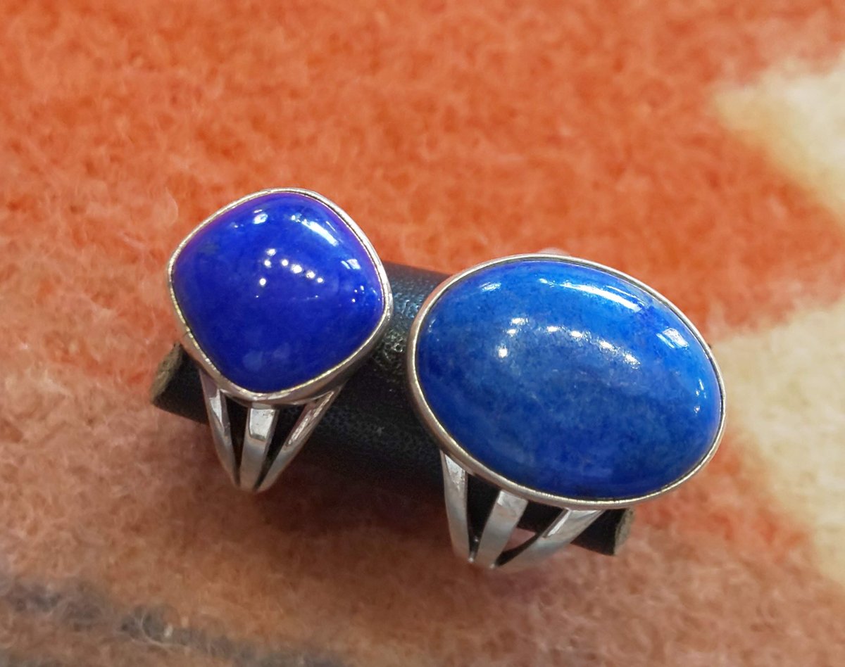 希少NAVAJOナバホインディアンジュエリー指輪ラピスラズリ幸運リング天然石青 NAVAJO 『LAPIS LAZULI（瑠璃） RING』 | S K U（スクゥ）