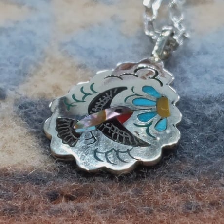 ZUNI 『INLAY NECKLACE（HUMMING BIRD） （S&E Guardian）』