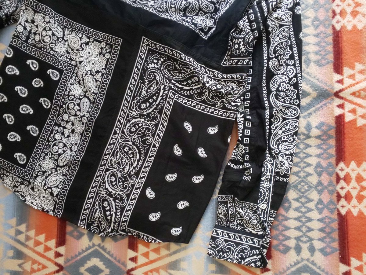 Nasngwam. 『SKELTER SHIRTS BANDANA(BLACK Sサイズ)』