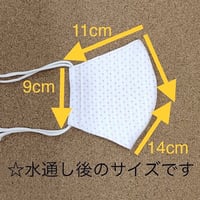 【立体マスク（大人用）】不織布挿入ﾎﾟｹｯﾄ付き　☆ｵｰｶﾞﾆｯｸｺｯﾄﾝ100%