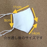 【立体マスク（大人用）】不織布挿入ﾎﾟｹｯﾄ付き　☆ｵｰｶﾞﾆｯｸｺｯﾄﾝ100%