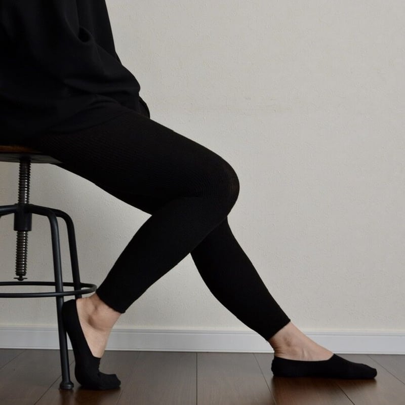 WOOL混 裏起毛（縦横＝伸縮自在）温からくらく のびーるタイツ