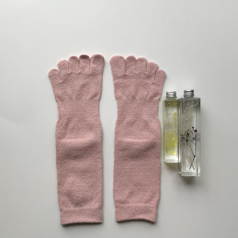 ピンク ソックス イトイエックス（itoix）（メンズ、レディース）五本指ソックス