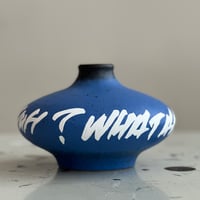 INTERVENTIONS #005 / Blue Vase × White Paint