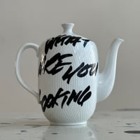 INTERVENTIONS #003 / Royal Copenhagen Pot × Black Paint