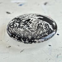 INTERVENTIONS #008 / Glass object × Black Paint