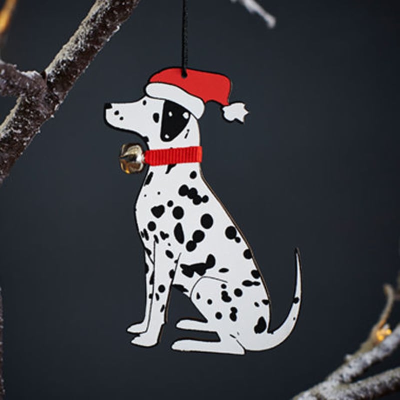 イソベサンタ アニマルサンタ ダルメシアン　犬 Sweet William 犬のクリスマスデコレーション | INUTO