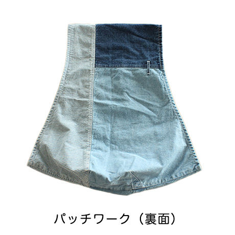 araiyan デニムのドッグスリング（パッチワーク）