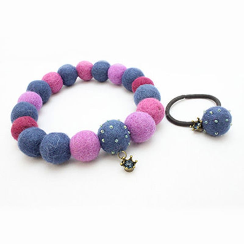 【ひつじフェルト】ヘアゴム♡サンプル♡キッズ　ベビー　セミオーダーメイド 6d30742f8f682f3f01add7838b995e