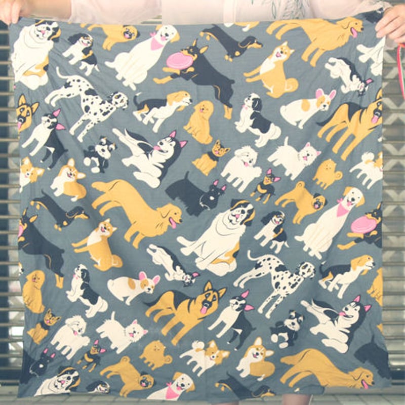 hanelca 犬柄の風呂敷 BOW! | INUTO