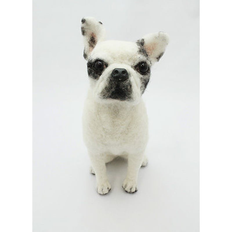ウール―シュシュ 羊毛フェルトで作る「私だけのワンちゃん ウール―シュシュ 羊毛フェルトで作る「私だけのワンちゃん